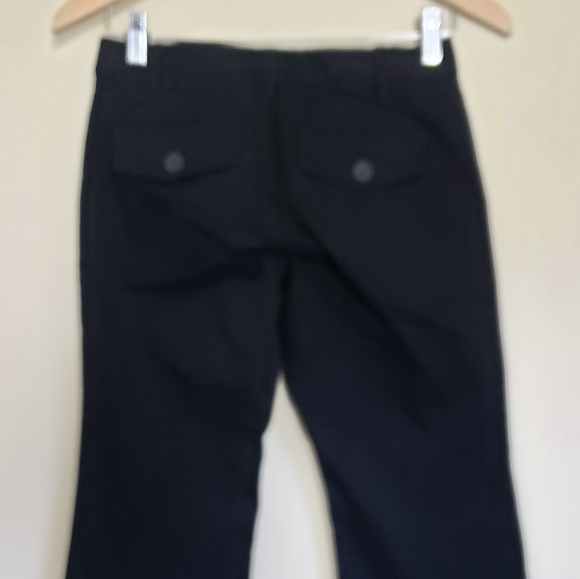 Banana Republic Thick Warm Brushed Cotton Black Size 0 Bootcut Pants - Picture 4 of 8